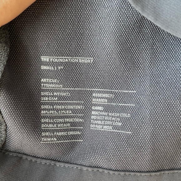 Ten Thousand Men’s Foundation Shorts in Gray Without Liner 7” - Size S - Picture 5 of 7